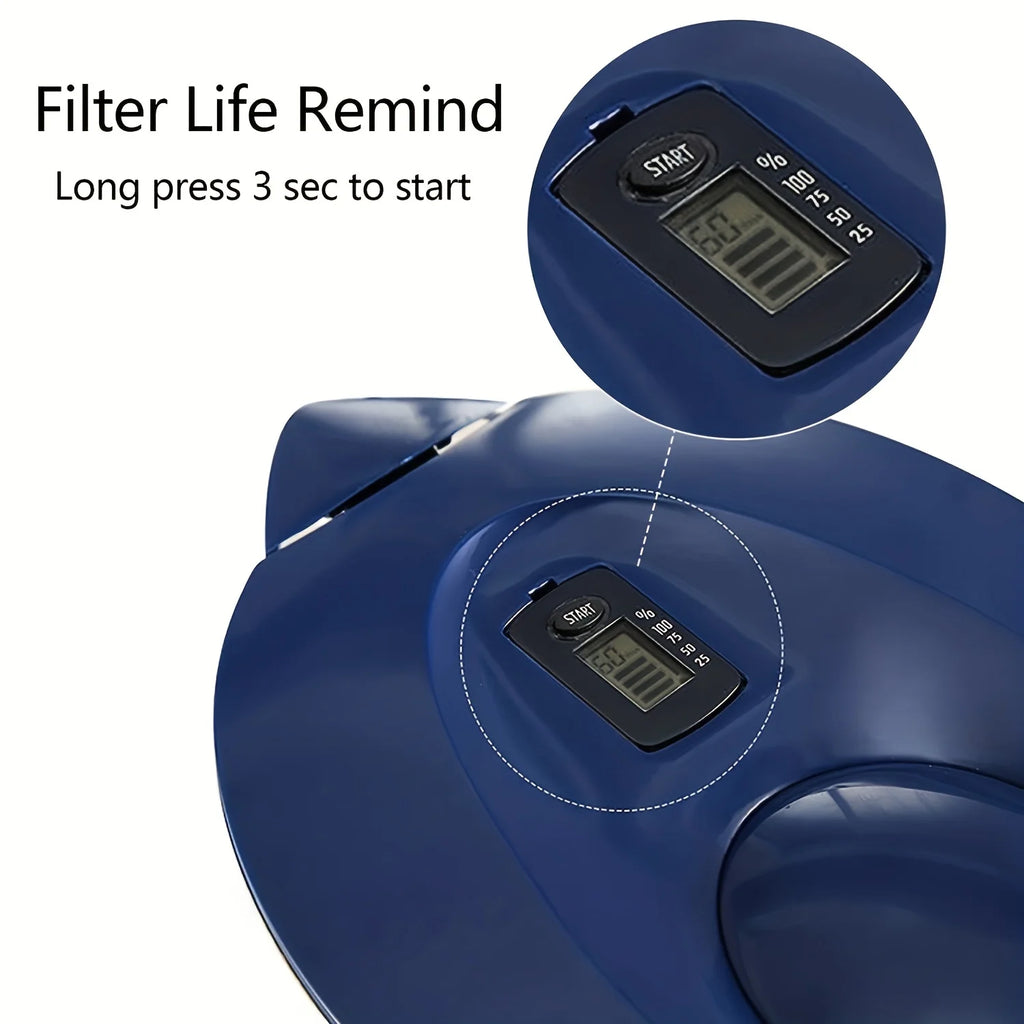 Household Filter Kettle with 3 Filter Device Alkaline Activated Carbon Water Purifier and Timer Clean Non-toxic Filter Wate 3.5L