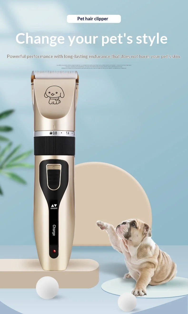 1500 MAh Electric Charge Hair Clipper Pet Trimmer for Dogs & Cats