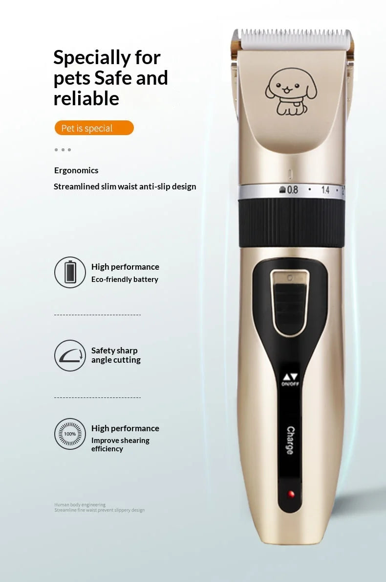 1500 MAh Electric Charge Hair Clipper Pet Trimmer for Dogs & Cats
