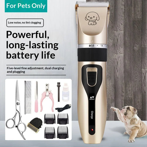 1500 MAh Electric Charge Hair Clipper Pet Trimmer for Dogs & Cats
