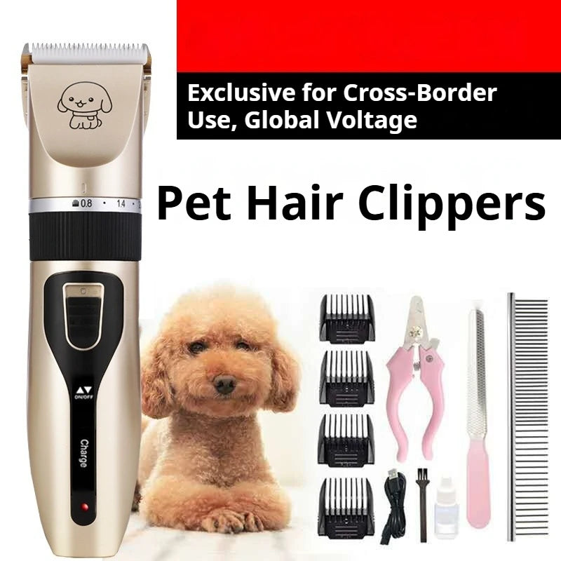 1500 MAh Electric Charge Hair Clipper Pet Trimmer for Dogs & Cats